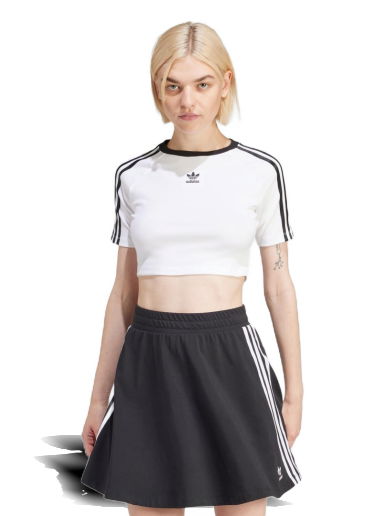 Crop Top adidas Originals 3-Stripes Baby Tee Biela | IP0662