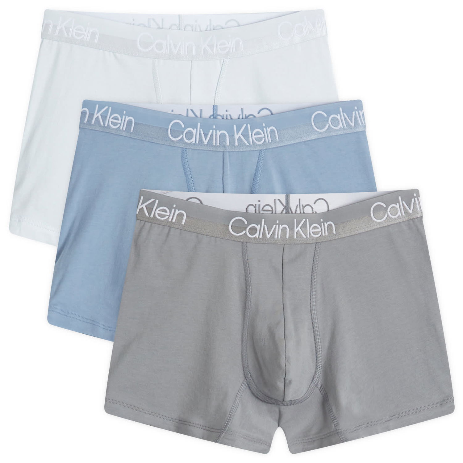 Boxerky CALVIN KLEIN Trunk - 3 Pack Rôznofarebný | 000NB2970APV3, 0