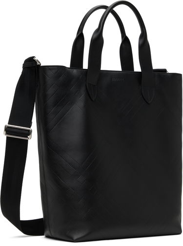 Tote bag Burberry Burberry Embossed Check Tote Bag Čierna | 8101920, 1
