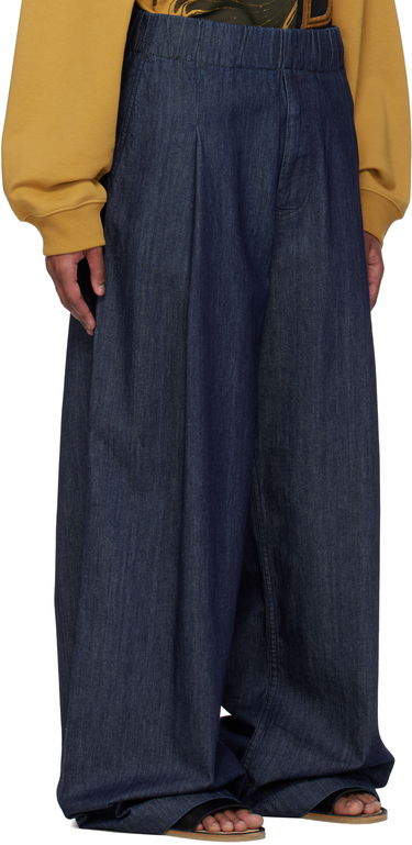 Nohavice Dries Van Noten Dries Van Noten Elasticated Wide-Leg Jeans Modrá | 251-020926-1553, 1