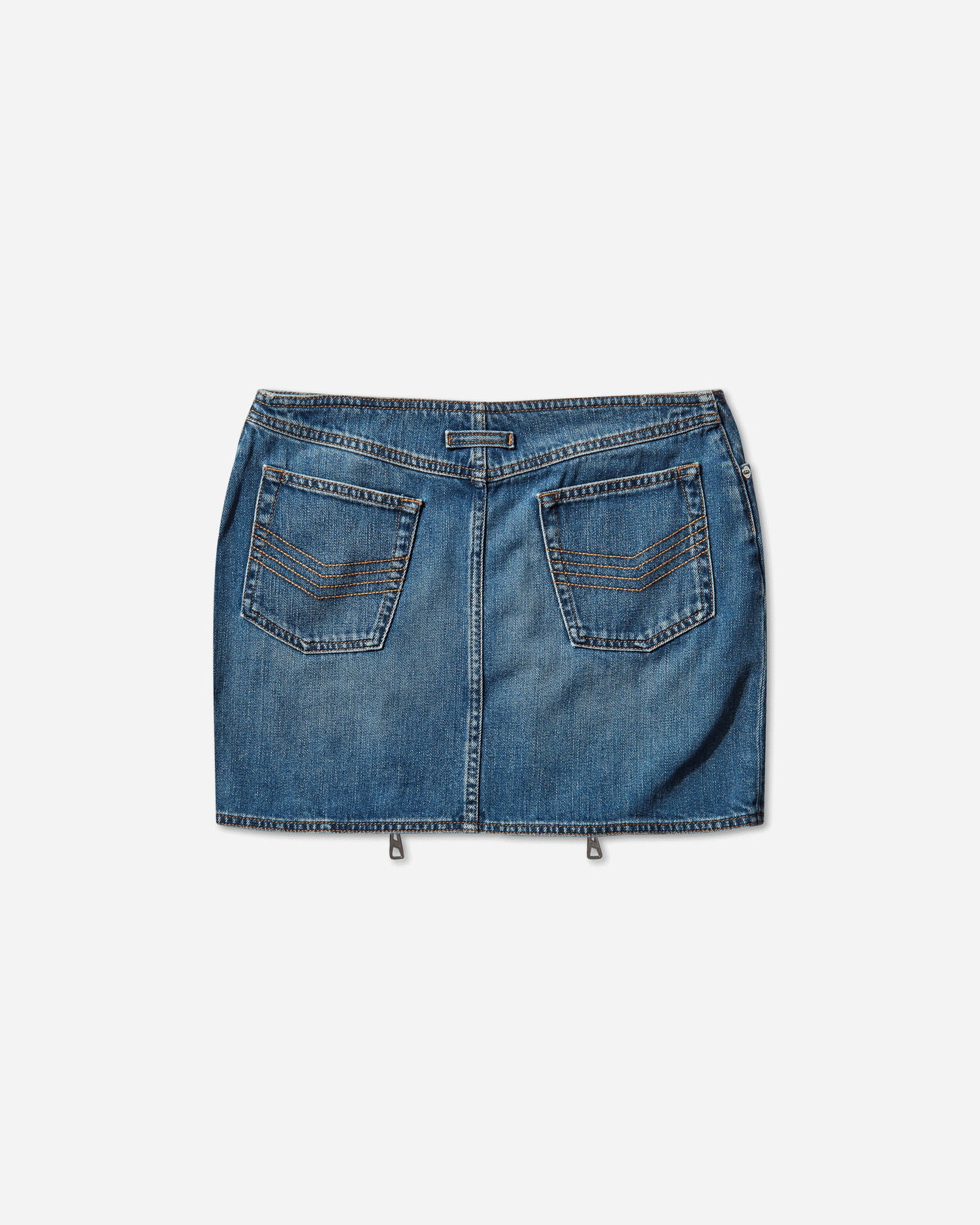 Sukňa Jean Paul Gaultier Zipped Denim Skirt Modrá | 2504WSK023D025 57, 0