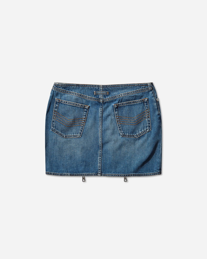 Sukňa Jean Paul Gaultier Zipped Denim Skirt Modrá | 2504WSK023D025 57