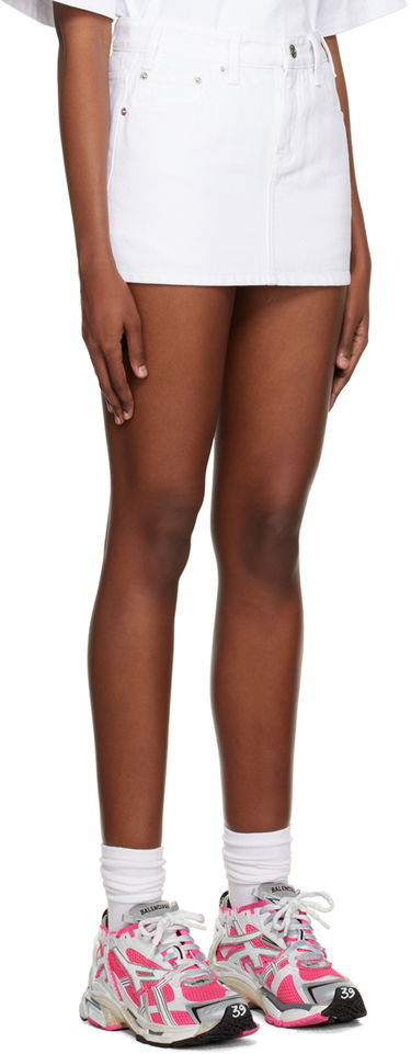 Sukňa We11done We11done Low-Rise Denim Mini Skirt Biela | WD-DS3-22-372-W-WH, 1