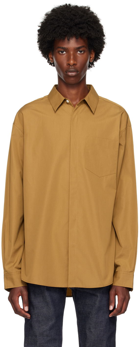 Košeľa CALVIN KLEIN Beige Classic Shirt Oranžová | 81EM115, 0