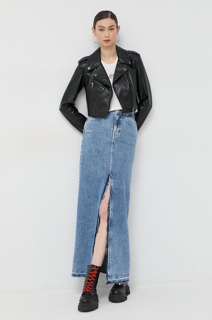 Sukňa GUESS Denim Skirt Modrá | W3RD22.D4WB3, 0