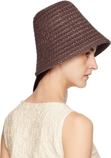 Klobúk Max Mara Max Mara Wainer Woven Beach Hat Hnedá | 2514571052600, 2