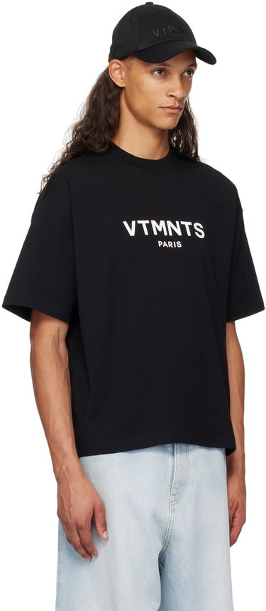 Tričko VETEMENTS Paris Logo T-Shirt Čierna | VL22TR200B, 1