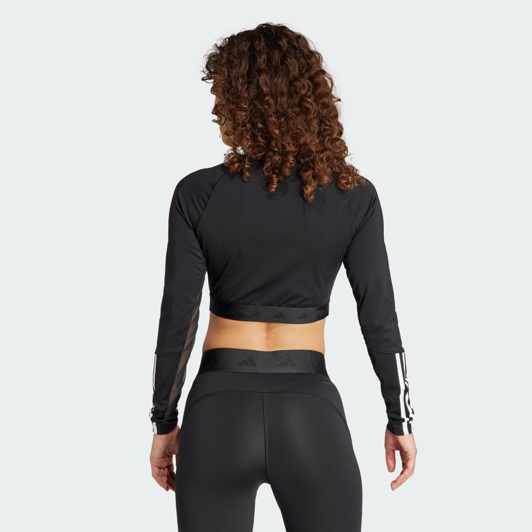 Hyperglam Training Crop Long Sleeve Top