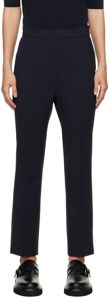 Nohavice Max Mara Max Mara Slim-Fit Dress Trousers Modrá | 2411131081600, 0