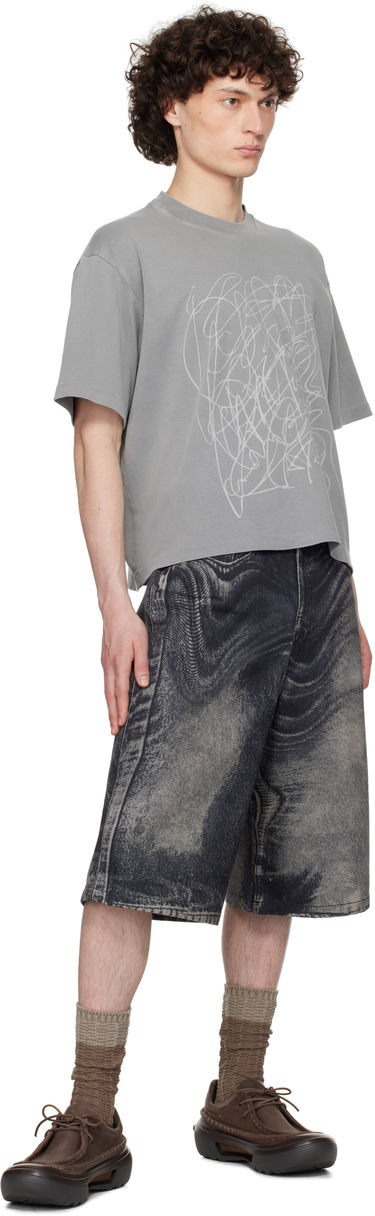 Tričko Camper CAMPERLAB Boxy Mineral Dye T-Shirt Šedá | AU00020-003, 3