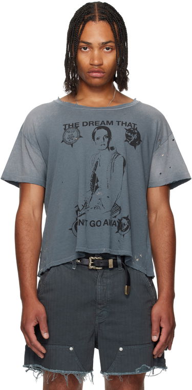 Tričko Enfants Riches Déprimés Enfants Riches Déprimés 'Dream That Won't Go Away' Distressed Graphic T-Shirt Šedá | 010-819, 0