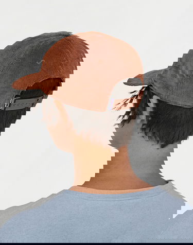 Klobúk Patagonia Corduroy Cap Text Logo Hnedá | 33535, 2