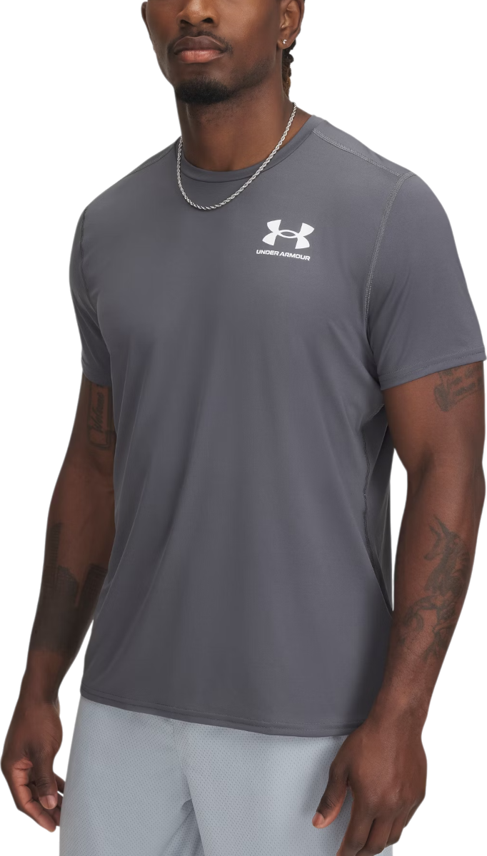 Tričko Under Armour Under Armour HeatGear Fitted T-Shirt Šedá | 6000939-025, 0