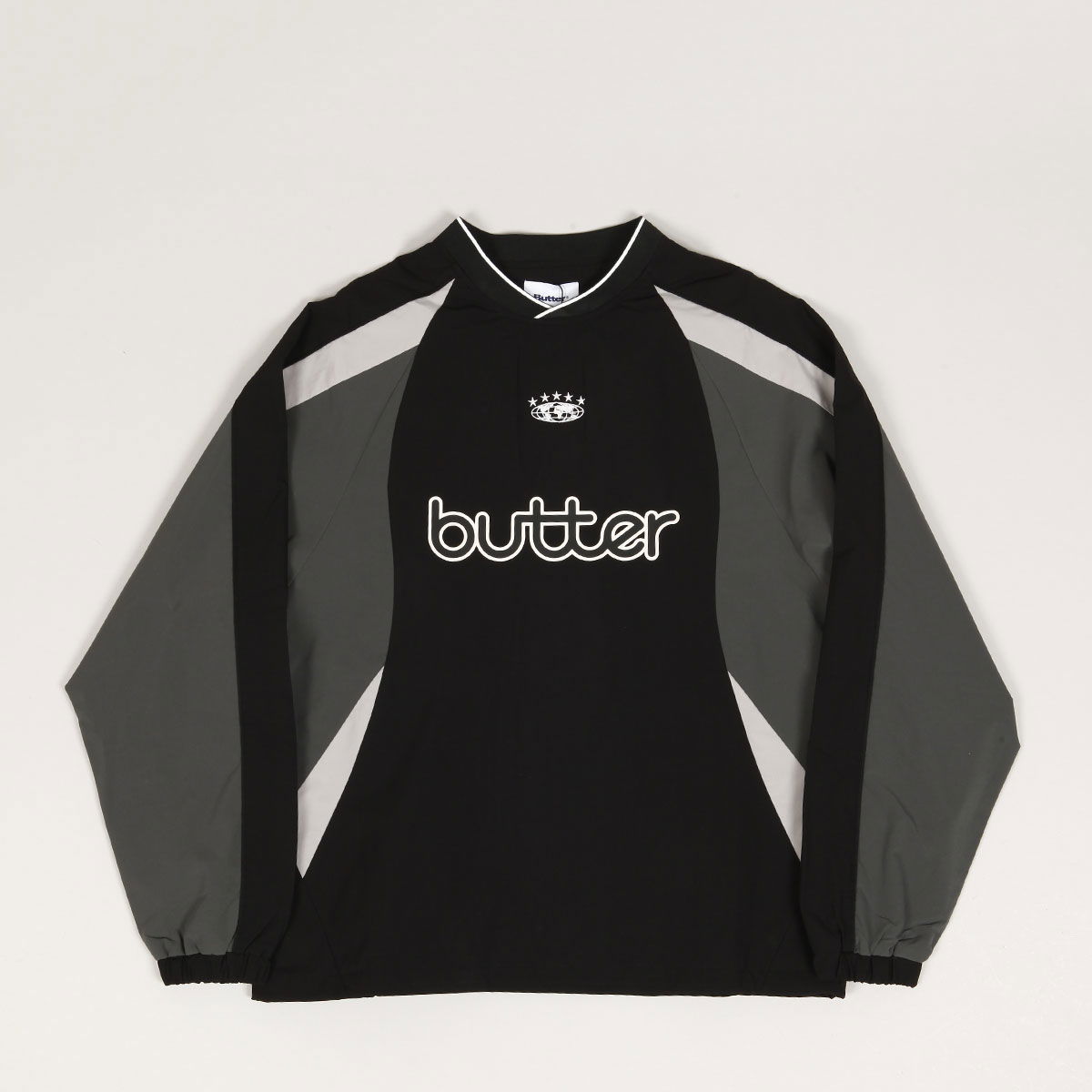 Vetrovka Butter Goods Butter Goods Ridge Sport Crewneck Čierna | butter-goods-ridge-sport-crewneck-black, 0