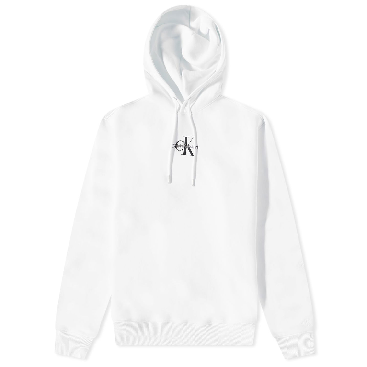 Mikina CALVIN KLEIN Monologo Hoody Biela | J30J323749YAF, 0