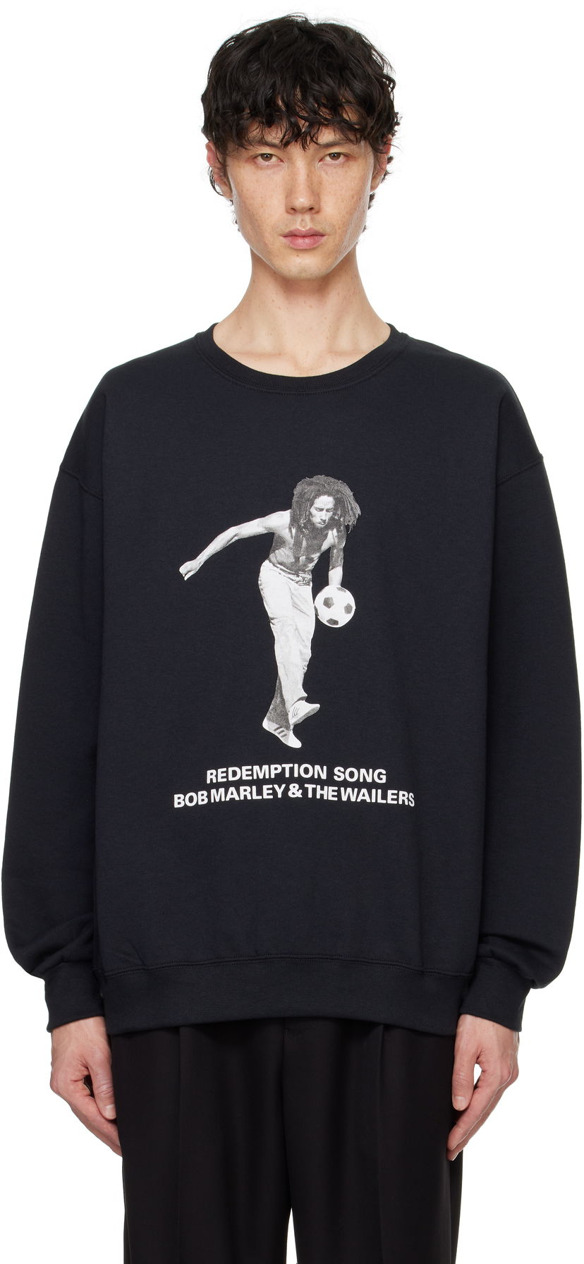 Mikina WACKO MARIA Bob Marley Crewneck Sweatshirt Čierna | BOBMARLEY-WM-SS14