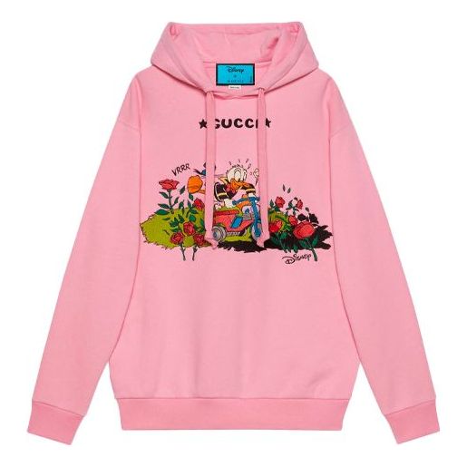 Mikina Gucci Gucci x Disney Donald Duck Cotton Hoodie Ružová | 615061-XJDC7-5358