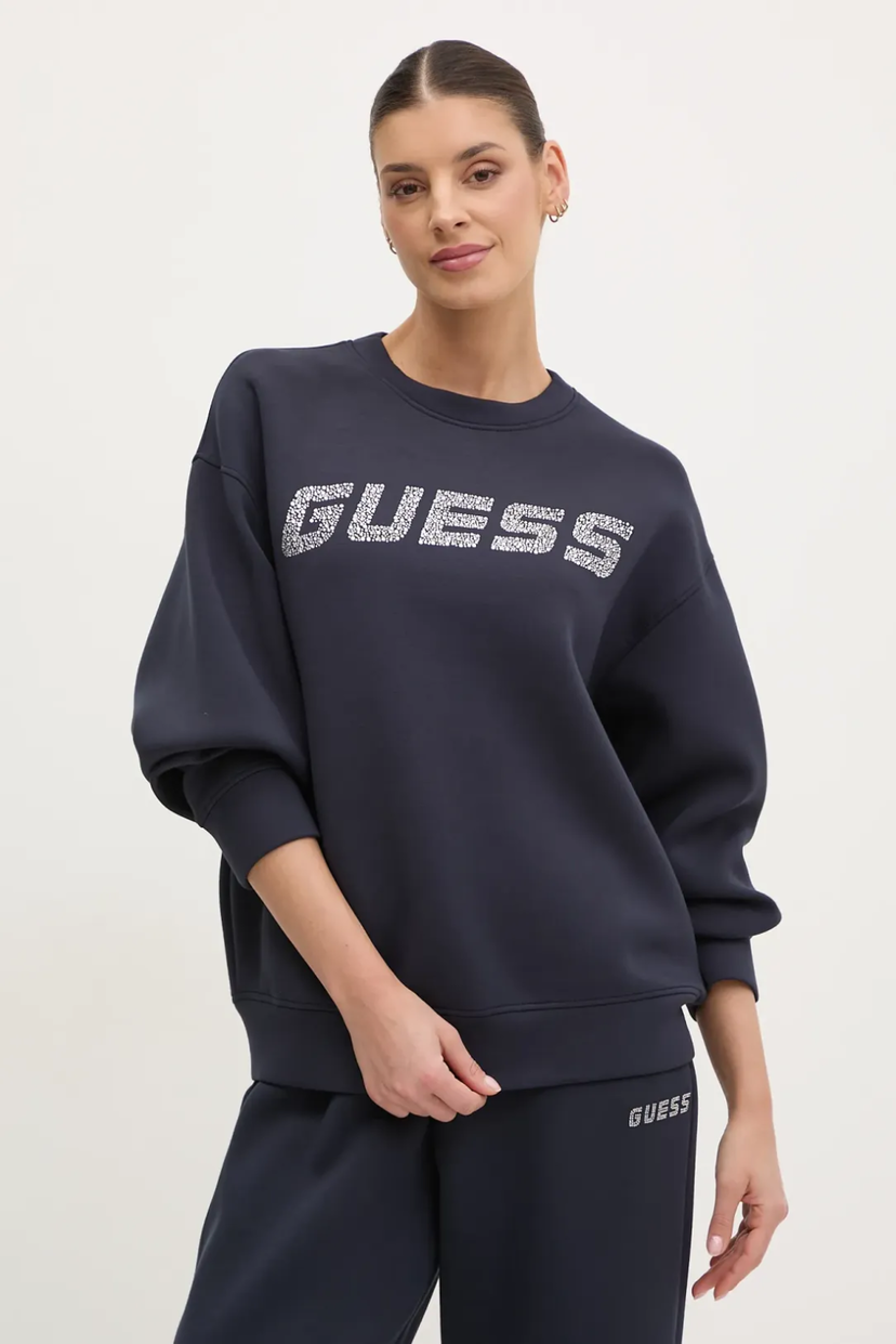 Sveter GUESS Guess Cecilia Sweatshirt Navy | V4BQ15K7UW2-A71W