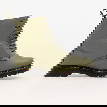 Tenisky a topánky Dr. Martens 1460 Pascal Virginia Leather 8-Eye Boots - Muted Olive Šedá | 31693357, 1
