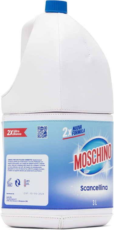 Kabelka Moschino Moschino 'Scancellina' Bleach Clutch Biela | MC4273PP0MOY710A, 1