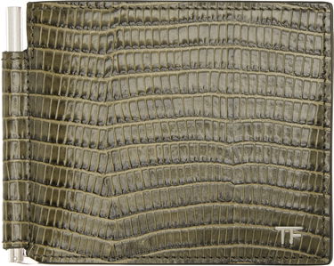 Peňaženka Tom Ford TOM FORD T Line Money Clip Wallet Zelené | YM231-LCL483S, 0