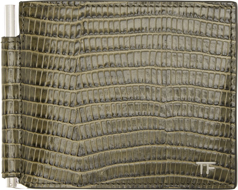 Peňaženka Tom Ford TOM FORD T Line Money Clip Wallet Zelené | YM231-LCL483S