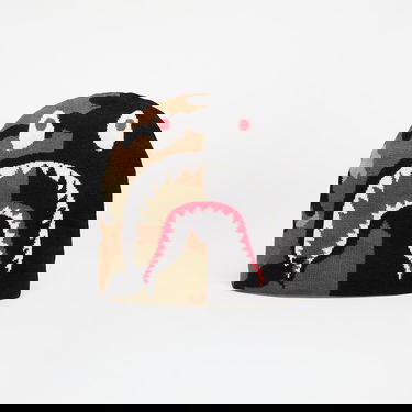 Kulicha BAPE Shark Knit Hat Hnedá | 001HTK701006M BLK, 0