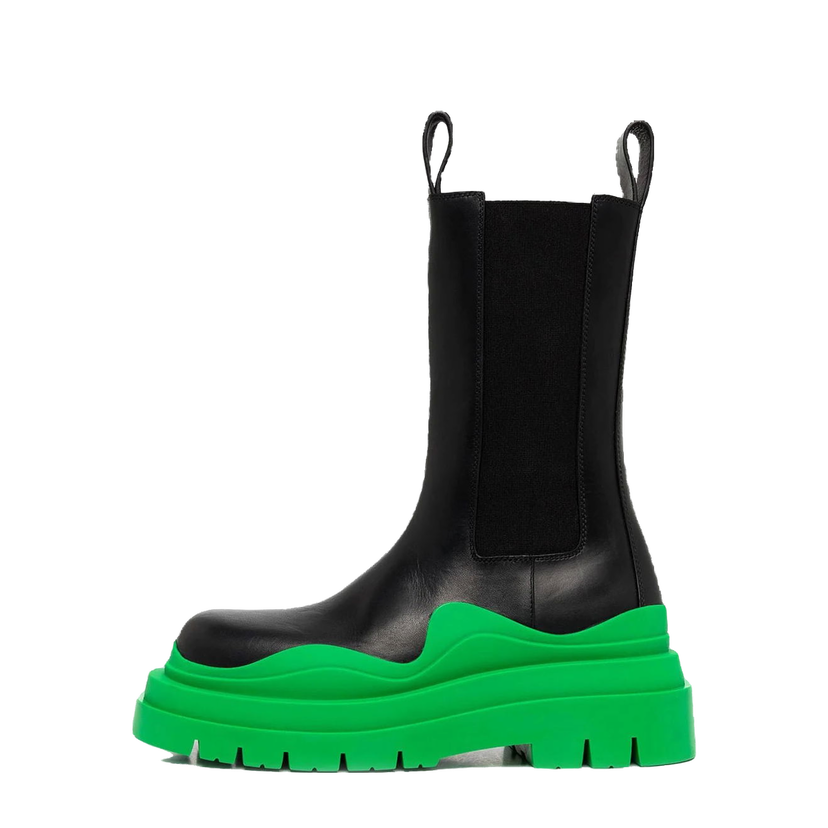 Tenisky a topánky Bottega Veneta Tire Chelsea Boots Zelené | 630297 VBS50 1477