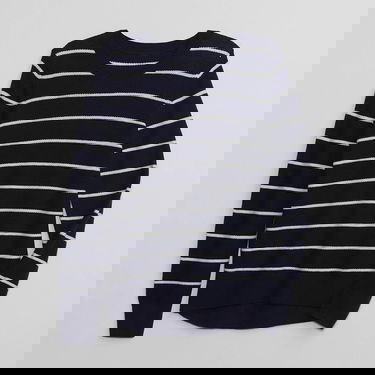 Sveter GAP Sweater Bella Crew Navy Stripe L Čierna | 745504-01, 4