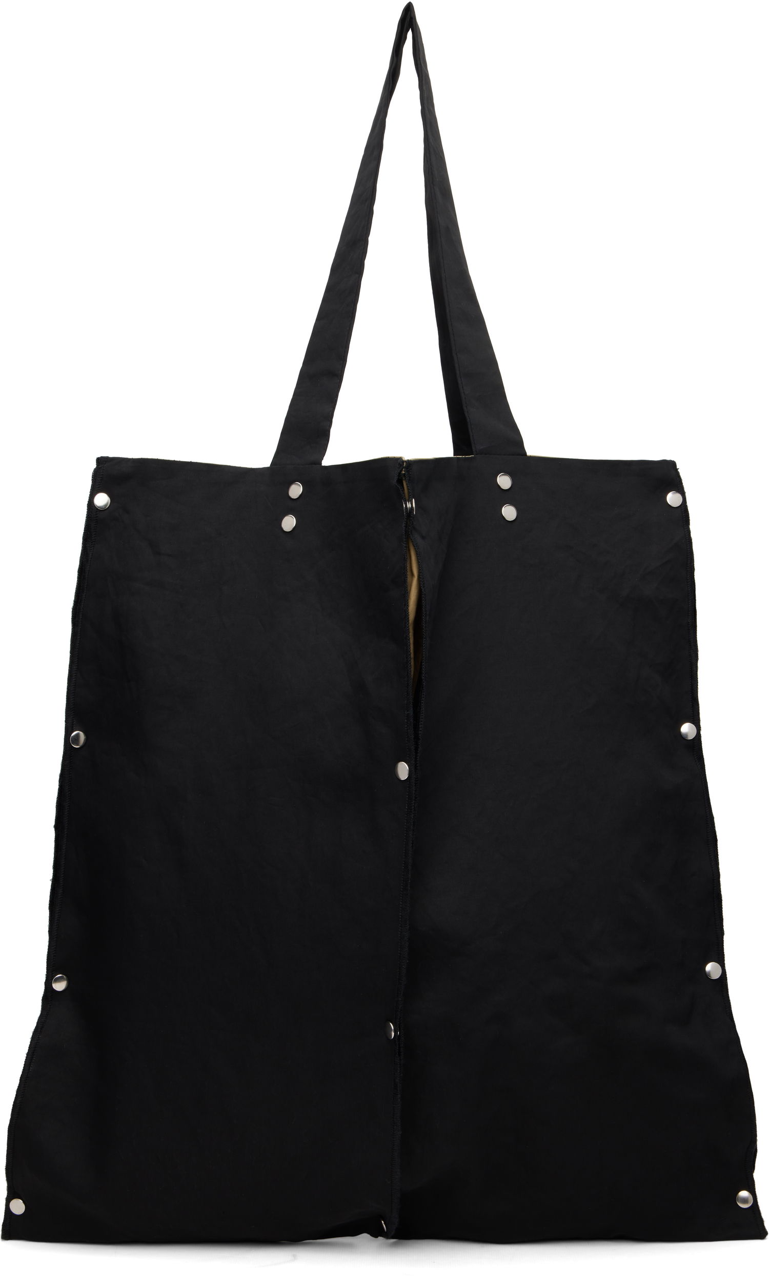 Tote bag Baserange Clavo Snap-Button Zip Fabric Tote Čierna | ACCB-OC-AU25, 0