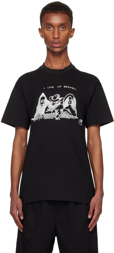 Tričko Carhartt WIP Black 'Friends' Graphic T-Shirt Čierna | I033982, 0