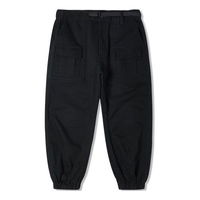 Woven Casual Pants with Elasticated Cuffs