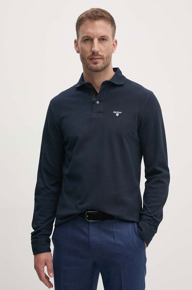 Polo tričko Barbour Barbour Long Sleeve Polo Shirt MML1333 Navy | MML1333, 0