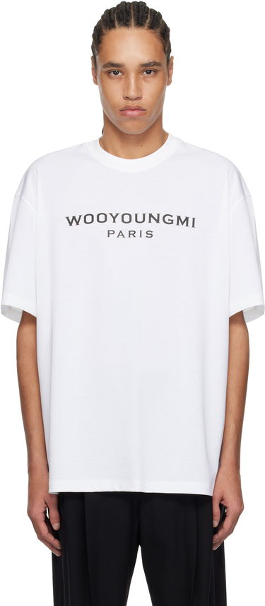 Tričko WOOYOUNGMI WOOYOUNGMI Front Logo T-Shirt Biela | W251TS01, 0