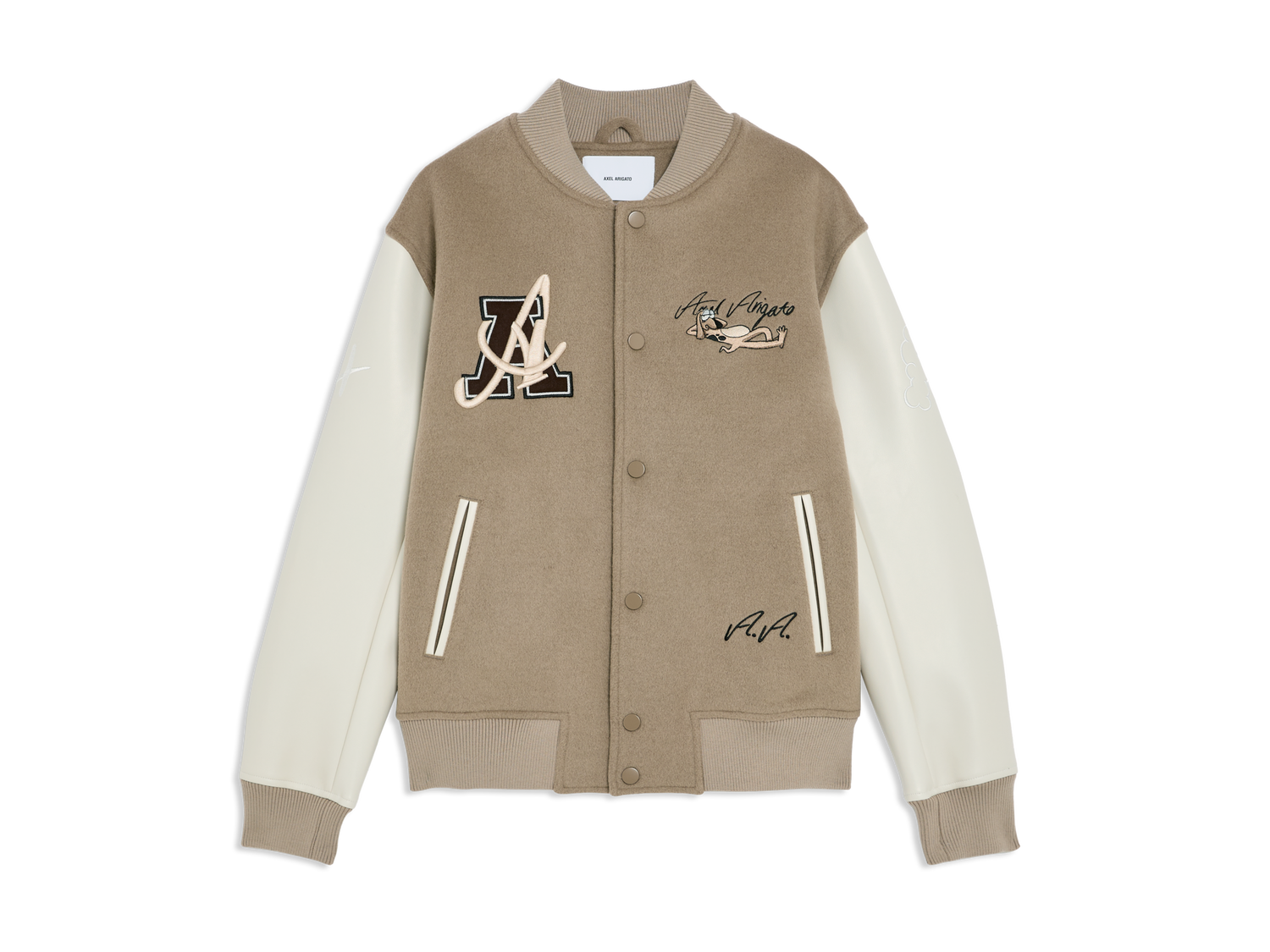 Bunda AXEL ARIGATO Wes Varsity Jacket Béžová | A2178002, 0