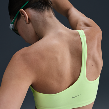 Podprsenka Nike Zenvy Asymmetrical Light-Support Padded Sports Bra Zelené | HQ9182-701, 3
