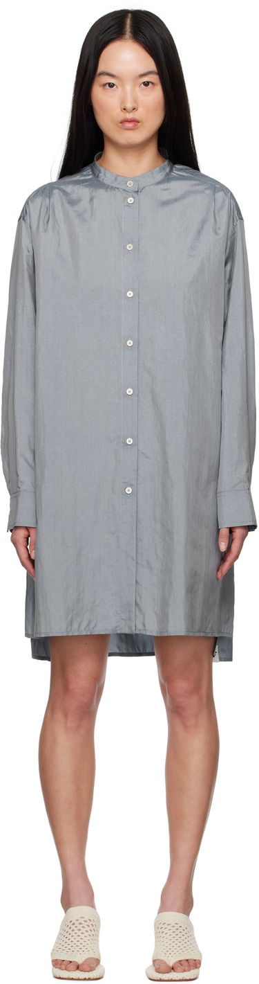 Šaty Jil Sander Jil Sander Band Collar Minidress Šedá | J40DL0159_J70003, 0