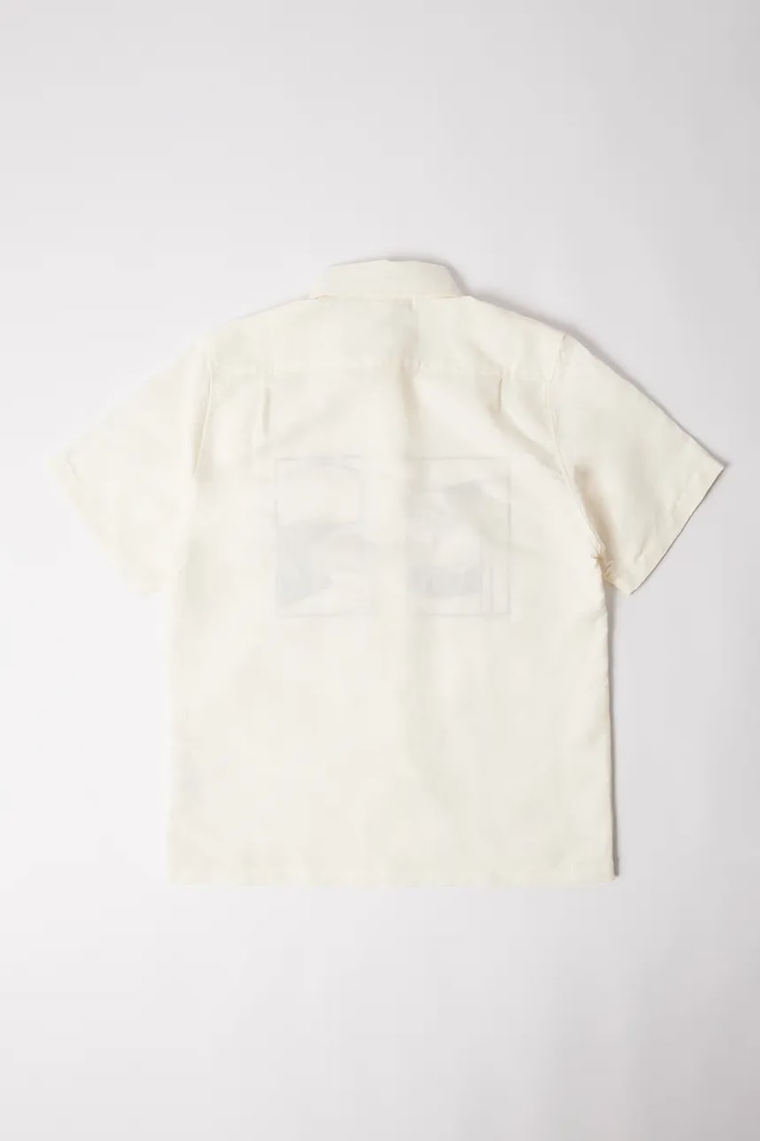 Košeľa By Parra Parra The dunes Regular Fit Short Sleeve Collared Shirt Biela | 54140, 1