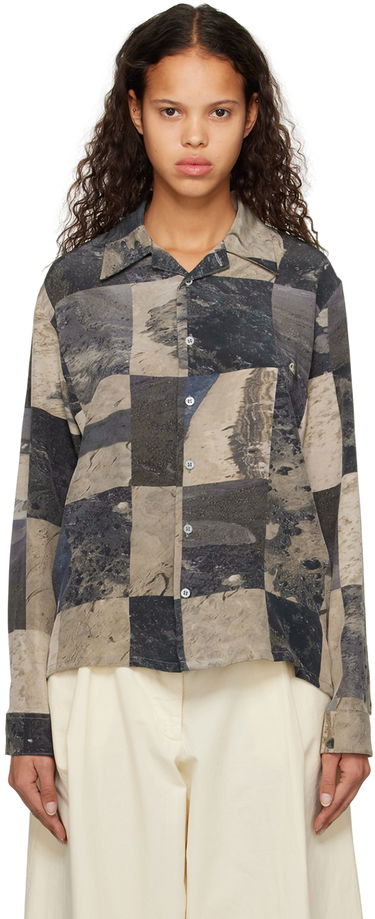 Košeľa Serapis Serapis Oil Sand Print Shirt Rôznofarebný | FW22_SS_2, 0