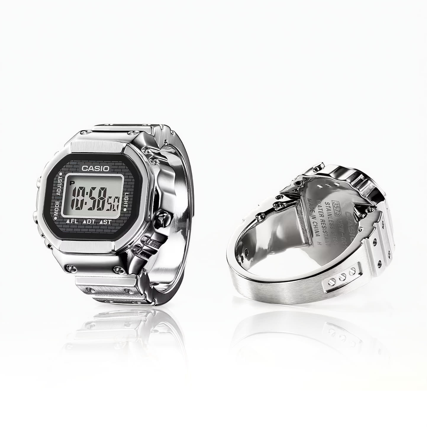 Hodinky CASIO Digital Watch CRW-001 Metalická | CRW-001-1ER, 1