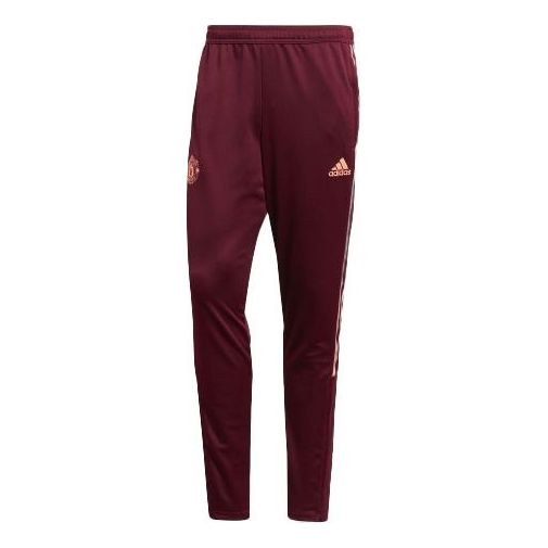 Tepláky adidas Originals Manchester United Travel Pants Vínová | FR3868