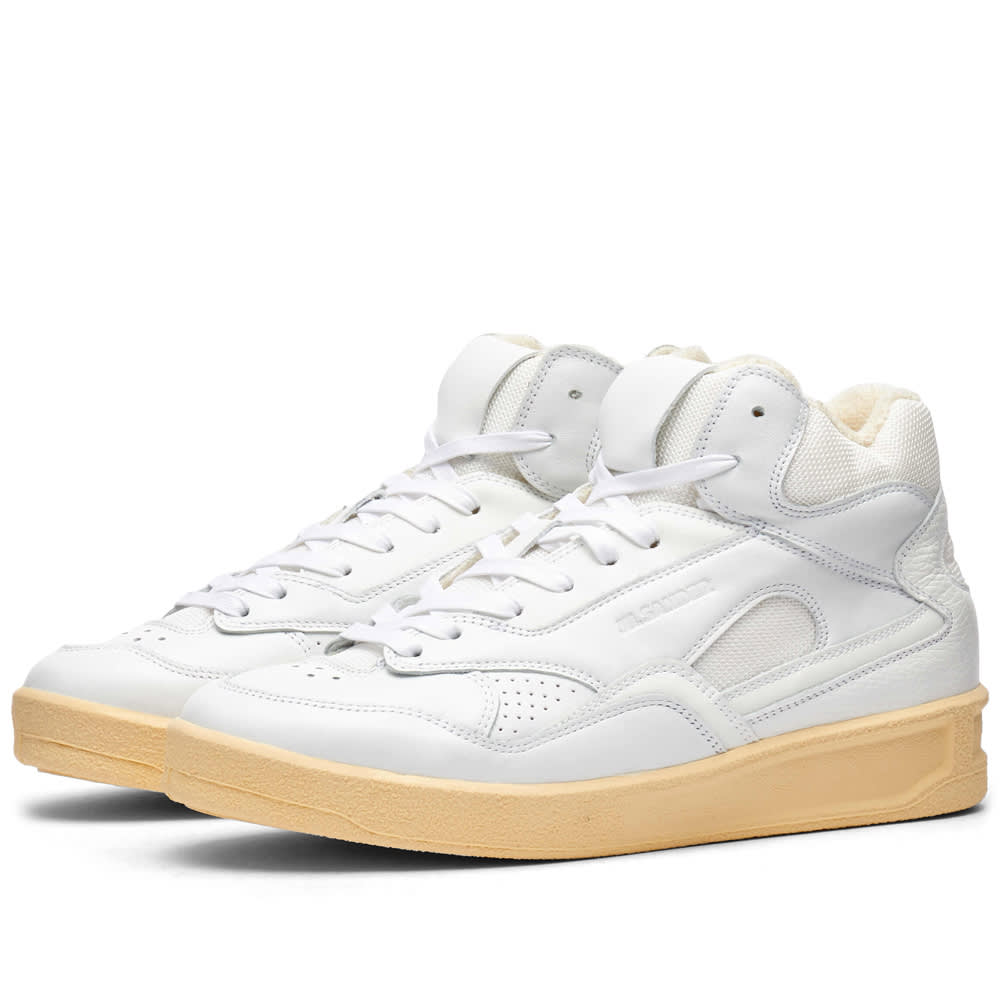 Tenisky a topánky Jil Sander Basket Hi Biela | J15WS0007-100, 0