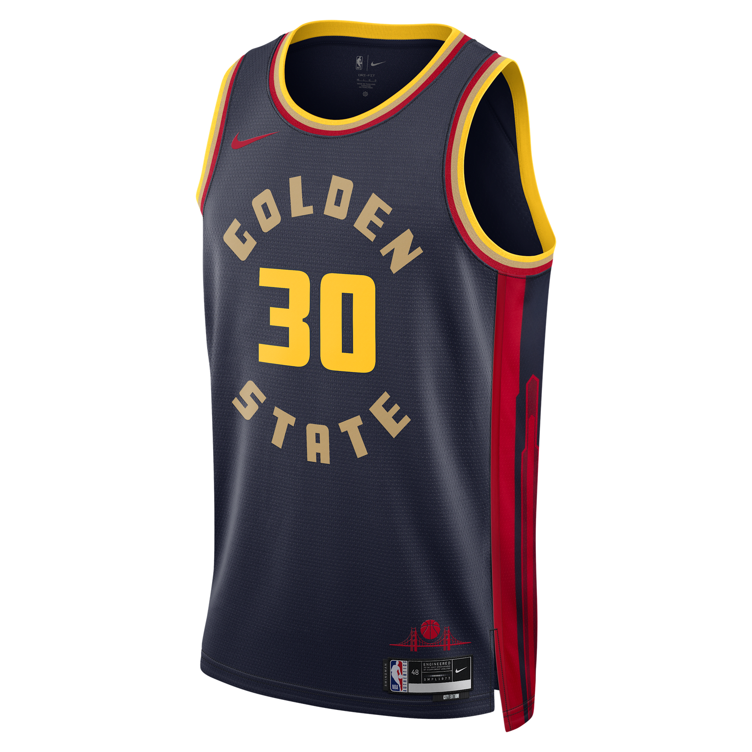 Dres Nike Dri-FIT NBA Swingman Stephen Curry Golden State Warriors City Edition 2024/25 Modrá | FQ4342-422, 1
