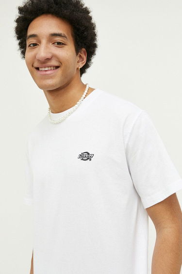 Tričko Dickies Cotton T-shirt Biela | DK0A4YAIWHX1, 0