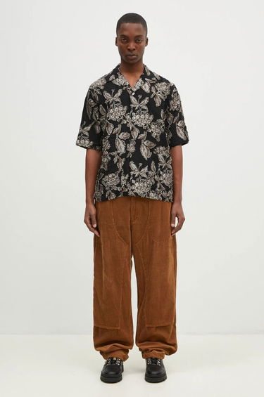 Košeľa Needles Floral Pattern Shirt Čierna | PU228, 4