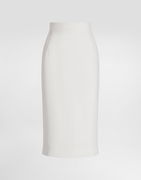 Dolce & Gabbana Double Crepe Pencil Skirt
