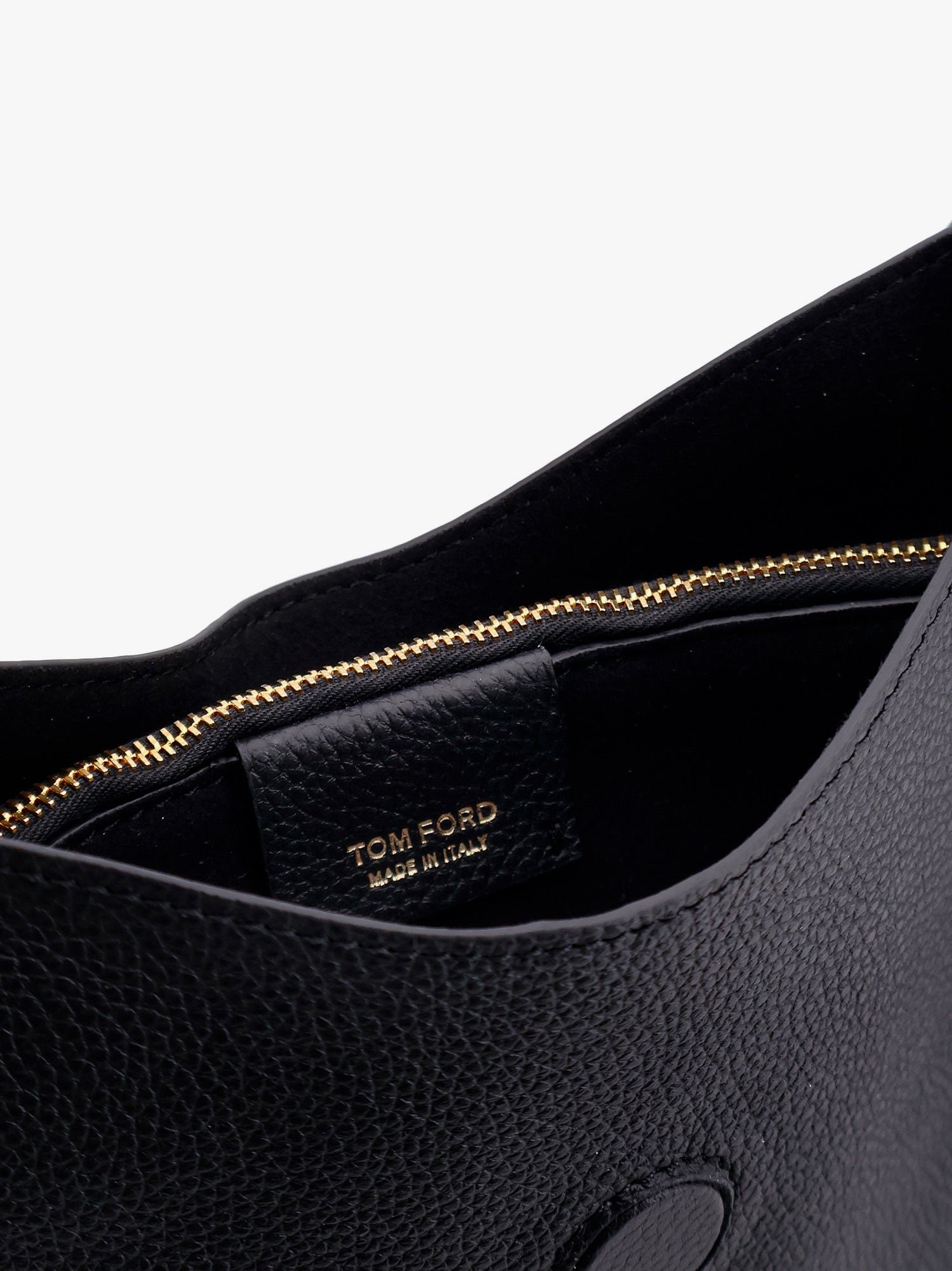 Tara Black Leather Shoulder Bag