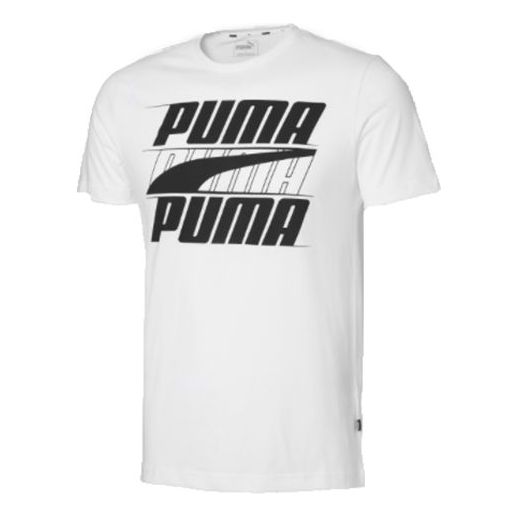 Tričko Puma Rebel Basic Graphic T-Shirt Biela | 844137-02