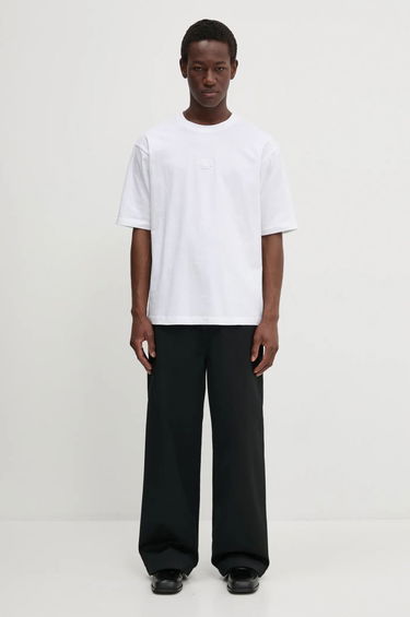 Tričko Filling Pieces Filling Pieces Boxy Embroidered T-Shirt Biela | 74413791901, 8