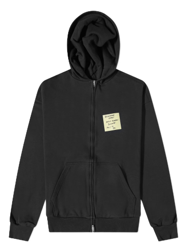 Mikina Balenciaga Post It Popover Hoody Čierna | 744457-TOVD3-1055